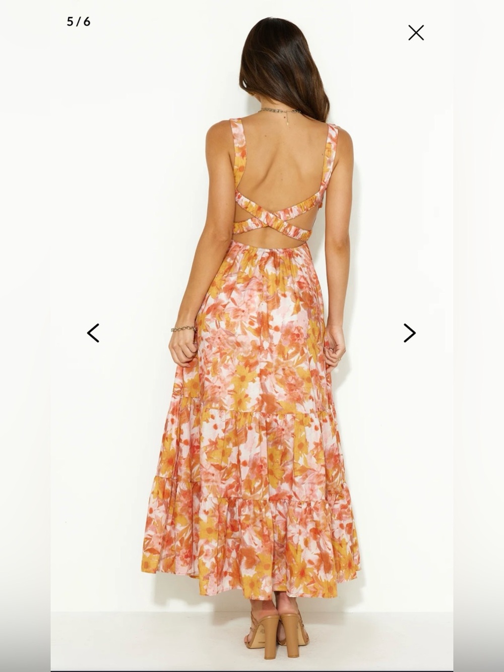 Hello Molly Indi Luxe heated sun maxi dress size small - Picture 5 of 16